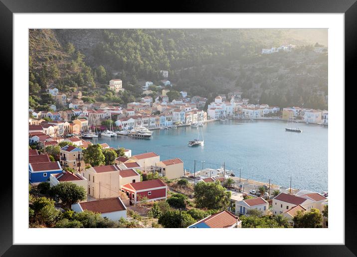 Kastellorizo Island Afternoon Framed Mounted Print by Neil Overy