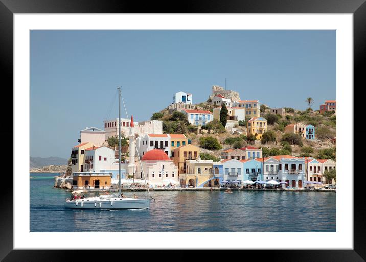 Kastellorizo Afternoon Framed Mounted Print by Neil Overy