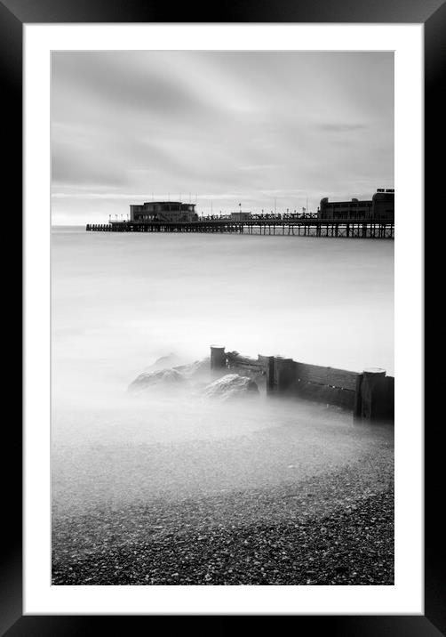 Worthing Pier Framed Mounted Print by Neil Overy