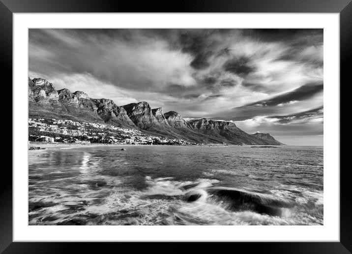 12 Apostles South Africa Landscape 1 Framed Mounted Print by Neil Overy