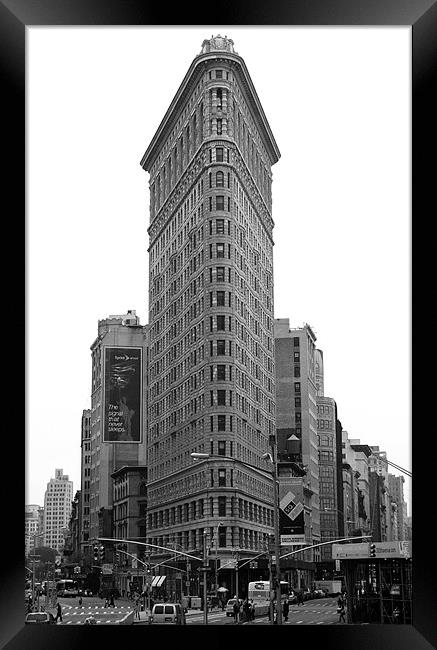 Flatiron Building, New York Framed Print by David Gardener
