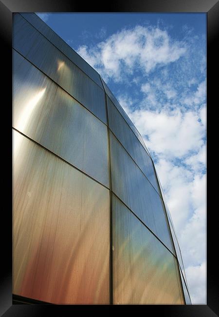 Steel and Sky, Sheffield Framed Print by David Gardener