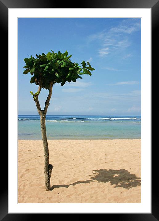 Nusa Dua Beach, Bali Framed Mounted Print by David Gardener