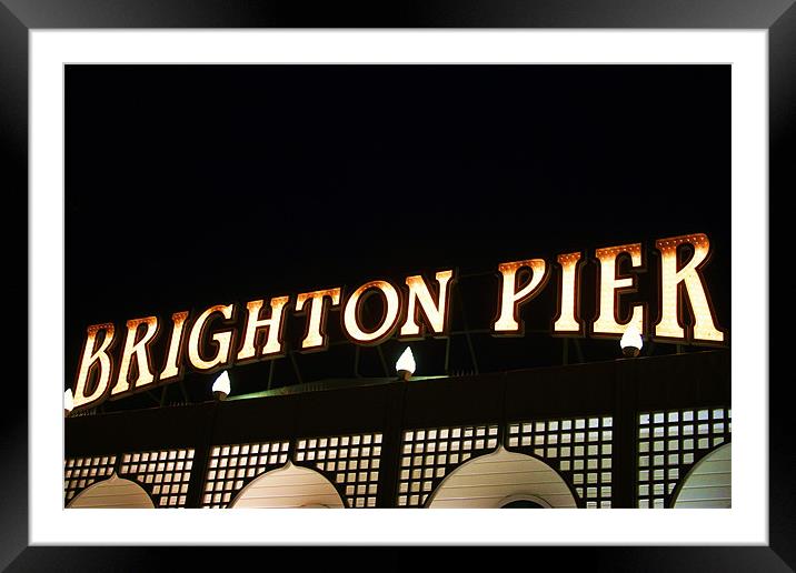 Brighton Pier Framed Mounted Print by David Gardener