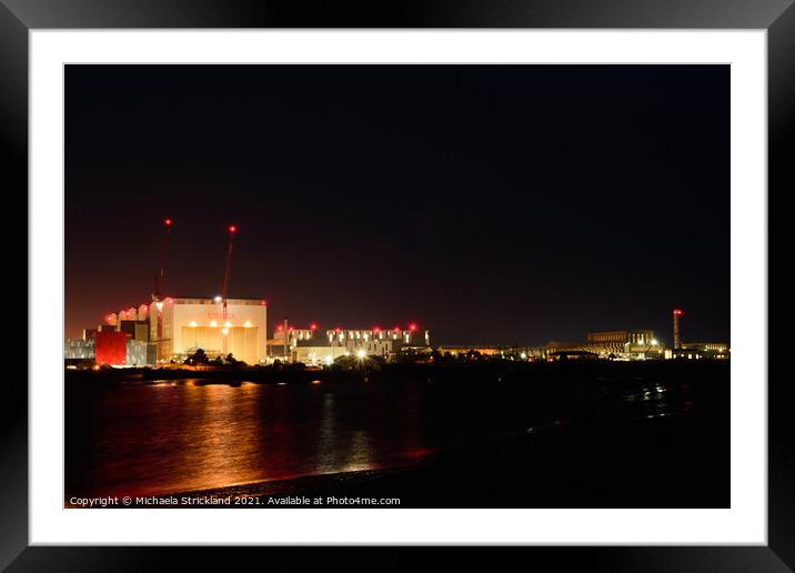 BAE at Barrow in furness Framed Mounted Print by Michaela Strickland