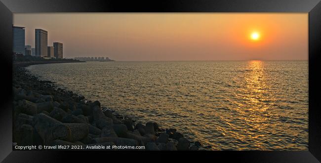 Beautiful pictures of  Mumbai  Framed Print by travel life27