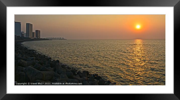 Beautiful pictures of  Mumbai  Framed Mounted Print by travel life27