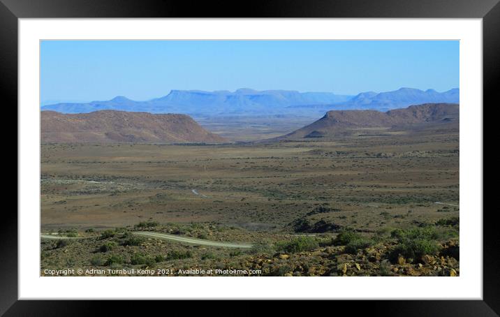 View from Doornhoek Lookout Point Framed Mounted Print by Adrian Turnbull-Kemp