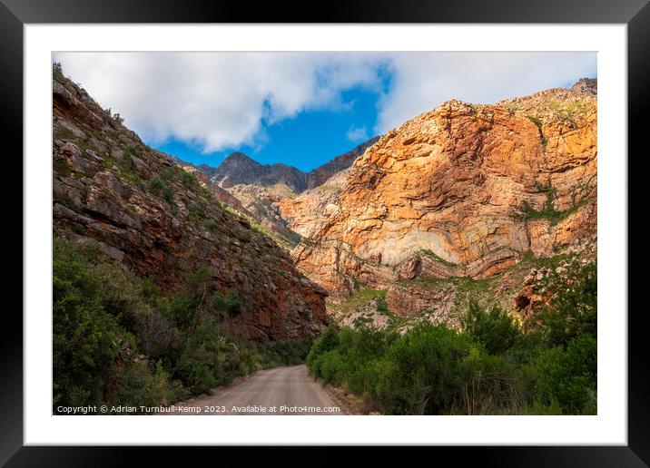In the canyon. Framed Mounted Print by Adrian Turnbull-Kemp