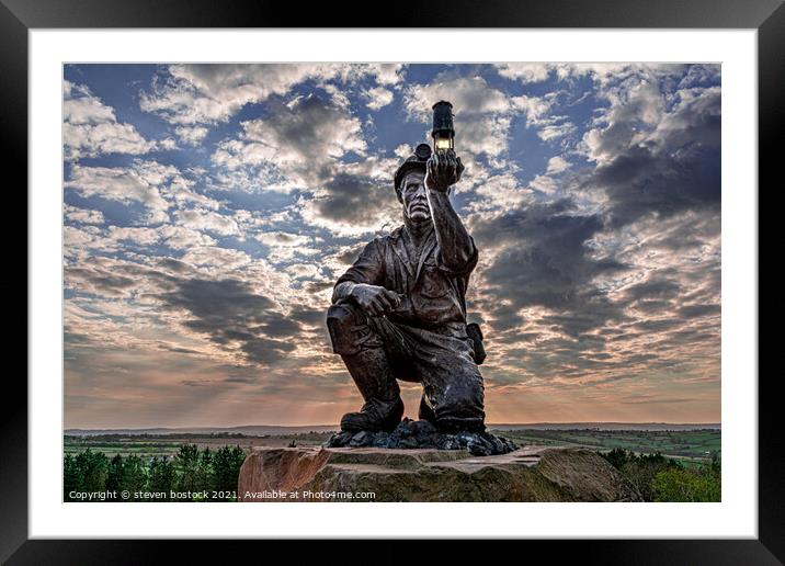 Outdoor stonerock Framed Mounted Print by steven bostock