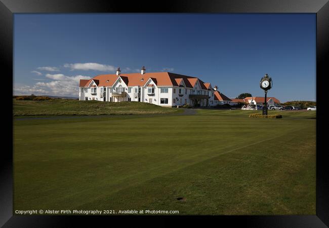 Turnberry Golf Club House Framed Print by Alister Firth Photography