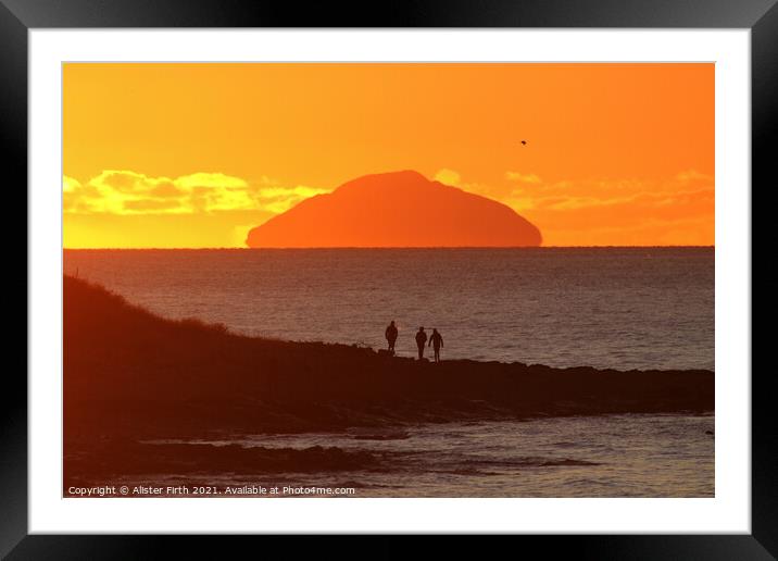End of the day Framed Mounted Print by Alister Firth Photography