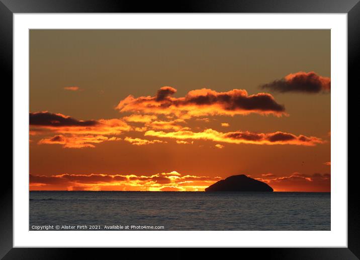 Golden Sunset Framed Mounted Print by Alister Firth Photography