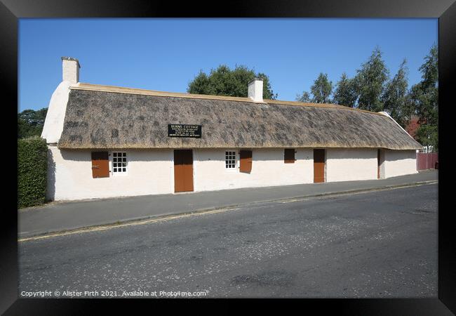 Burns Cottage, Alloway Framed Print by Alister Firth Photography