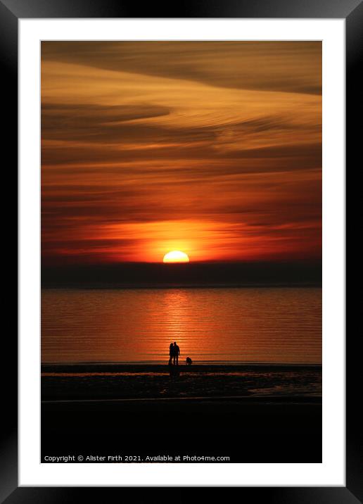 Creating Memories Framed Mounted Print by Alister Firth Photography