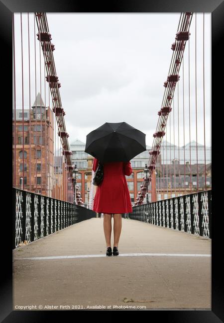 The Red Coat Framed Print by Alister Firth Photography