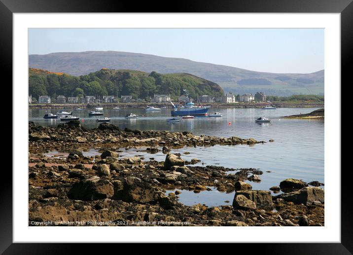 At Anchor Framed Mounted Print by Alister Firth Photography