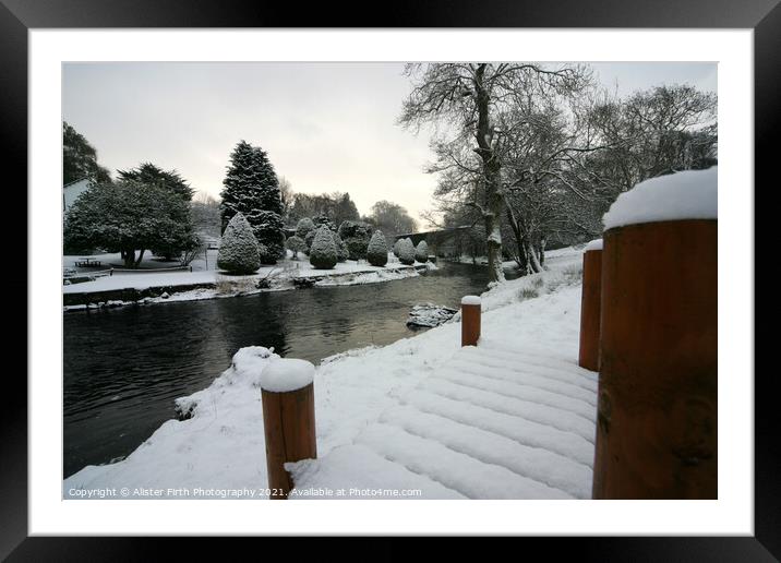 Banks & braes of River Doon Framed Mounted Print by Alister Firth Photography