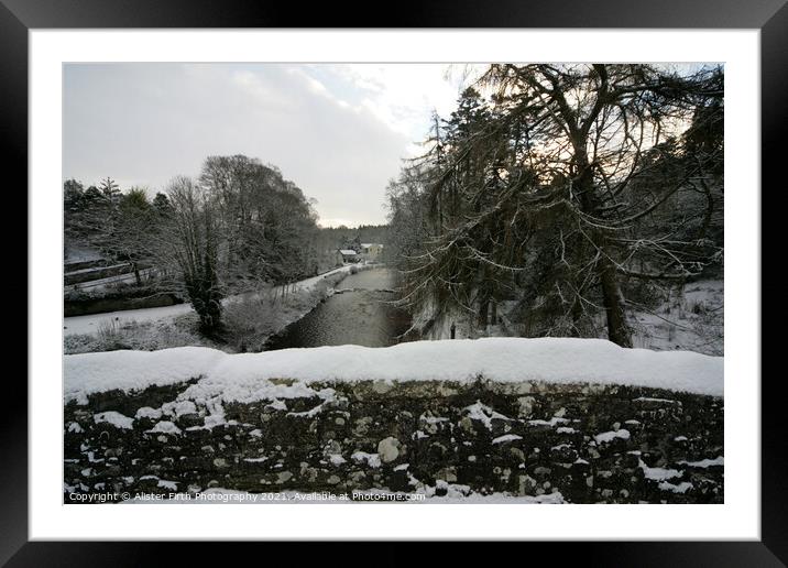 The River Doon, Alloway Framed Mounted Print by Alister Firth Photography