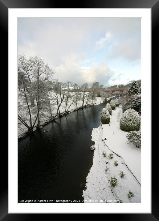 River Doon, Alloway Framed Mounted Print by Alister Firth Photography