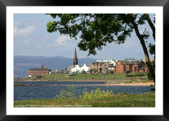 Largs Ayrshire Framed Mounted Print by Alister Firth Photography