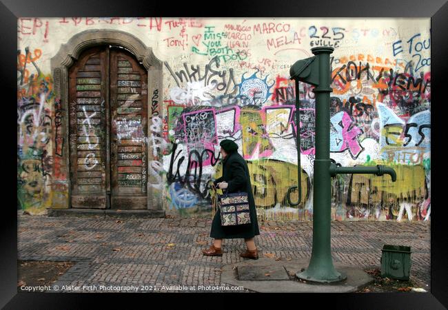 Passing the Peace Wall Framed Print by Alister Firth Photography