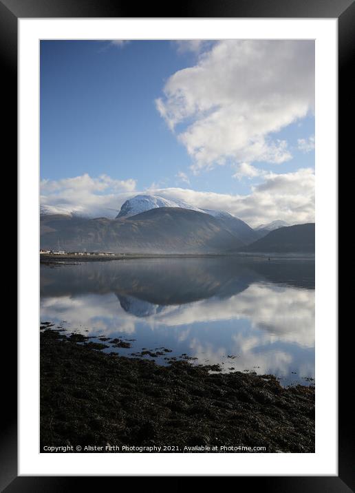 Ben Nevis & Loch Linnhe Framed Mounted Print by Alister Firth Photography