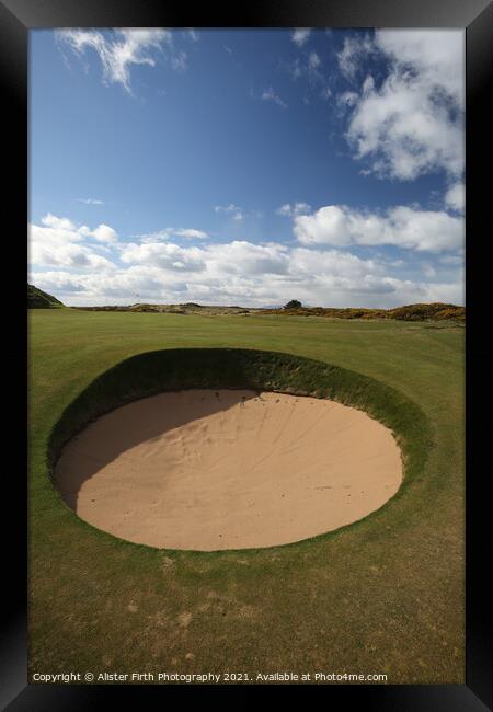 The Postage Stamp Bunker Framed Print by Alister Firth Photography