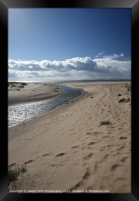 Pow Burn leads in Firth of Cylde Framed Print by Alister Firth Photography