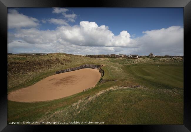 The 17th at Prestwick- The Alps Framed Print by Alister Firth Photography