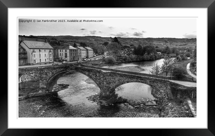 Pont  Fawr Framed Mounted Print by Ian Fairbrother