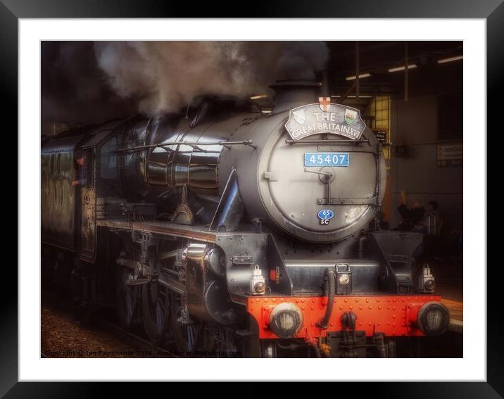 Steam Train  Framed Mounted Print by Ian Fairbrother