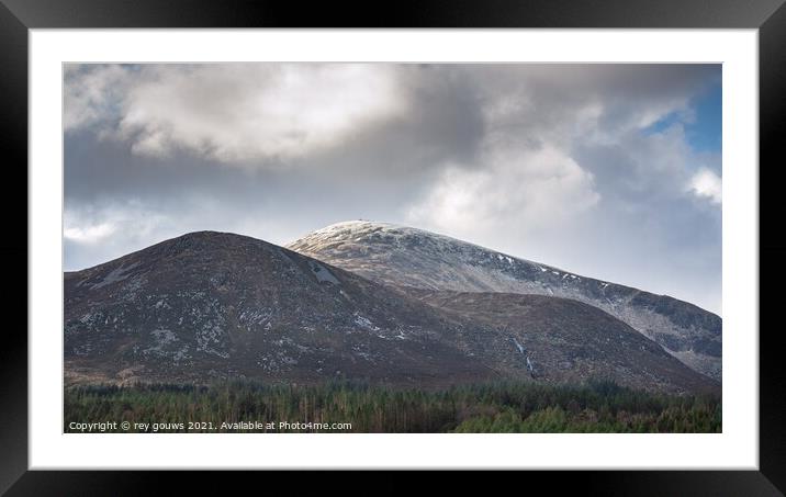 Slieve Donard , Northern Ireland  Framed Mounted Print by rey gouws
