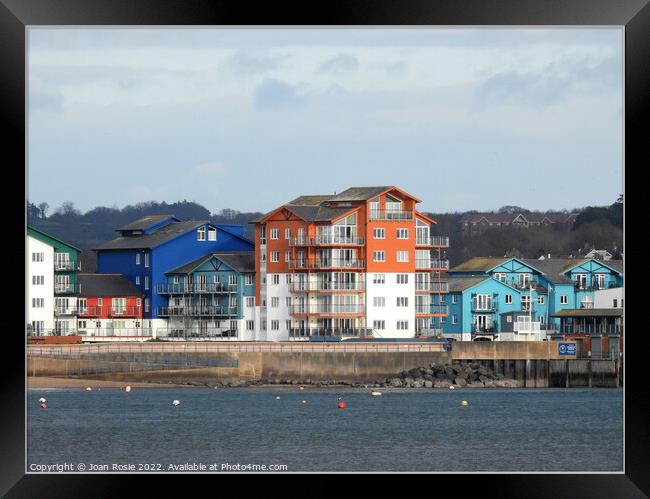 Exmouth waterfront Framed Print by Joan Rosie