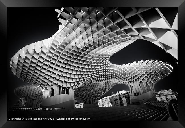 Seville. Metropol Parasol modern architecture Framed Print by Delphimages Art