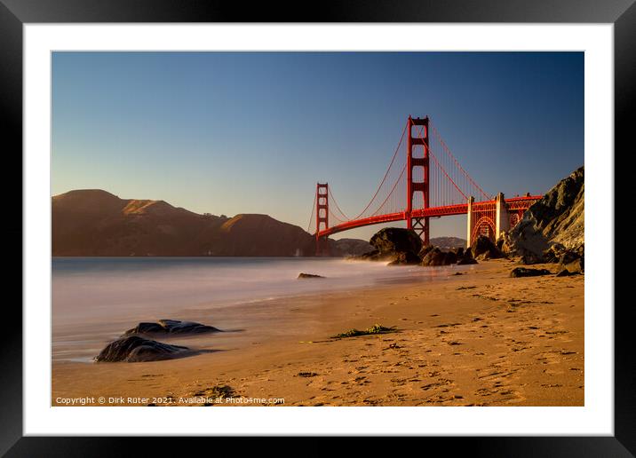 Golden Gate Bridge Framed Mounted Print by Dirk Rüter