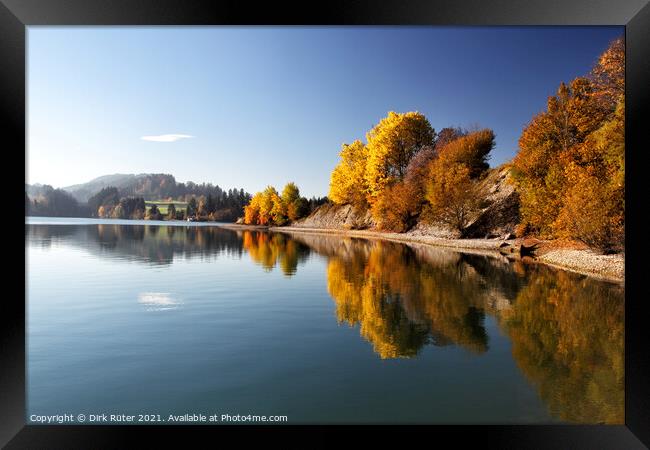 Forggensee, Allgäu Framed Print by Dirk Rüter