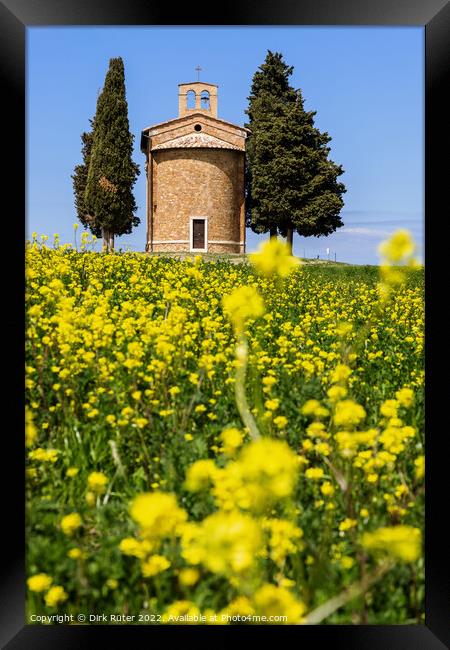 Cappella della Madonna di Vitaleta Framed Print by Dirk Rüter