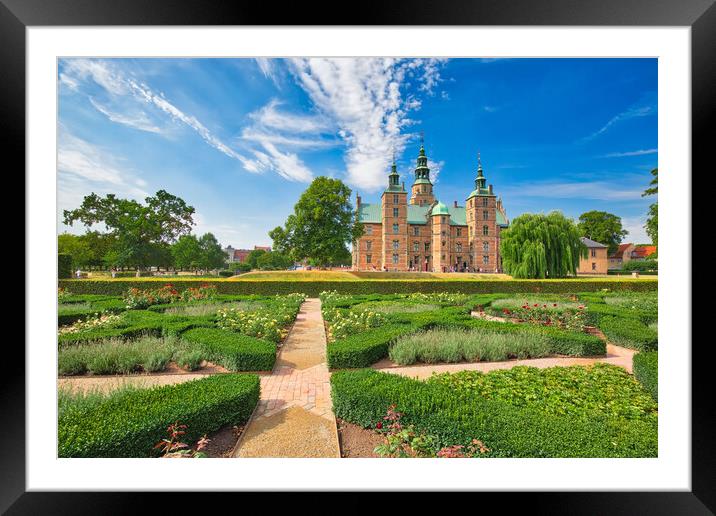 King Garden, the oldest and most visited park in Copenhagen Framed Mounted Print by Elijah Lovkoff