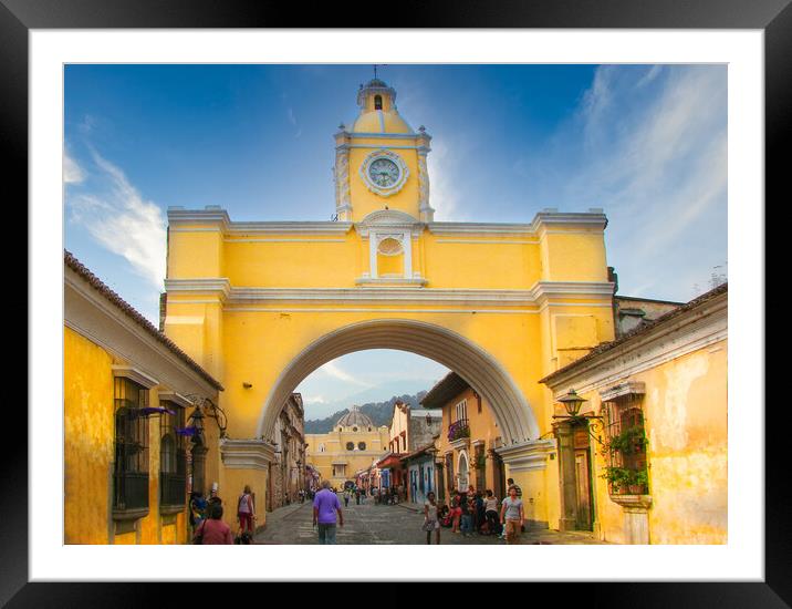 Antigua, Guatemala  Framed Mounted Print by Elijah Lovkoff