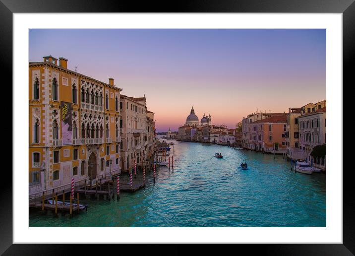 Venice, Santa Maria della Salute Cathedral  Framed Mounted Print by Elijah Lovkoff