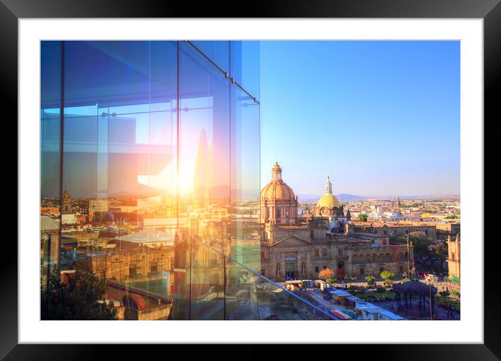 Guadalajara Cathedral (Cathedral of the Assumption of Our Lady) Framed Mounted Print by Elijah Lovkoff