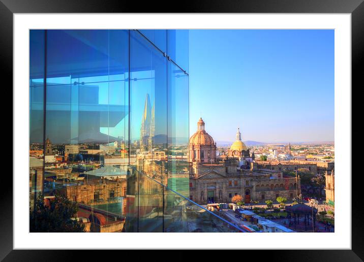 Guadalajara Cathedral (Cathedral of the Assumption of Our Lady) Framed Mounted Print by Elijah Lovkoff