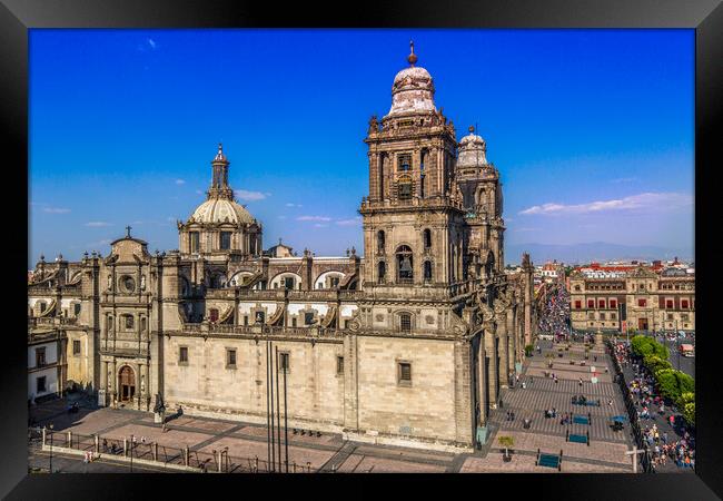 Mexico City, Metropolitan Cathedral Framed Print by Elijah Lovkoff