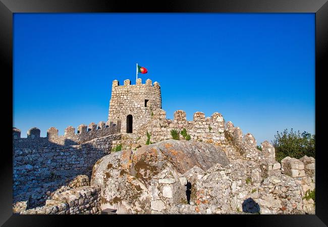 Sintra, Portugal, Famous Castle of the Moors Framed Print by Elijah Lovkoff