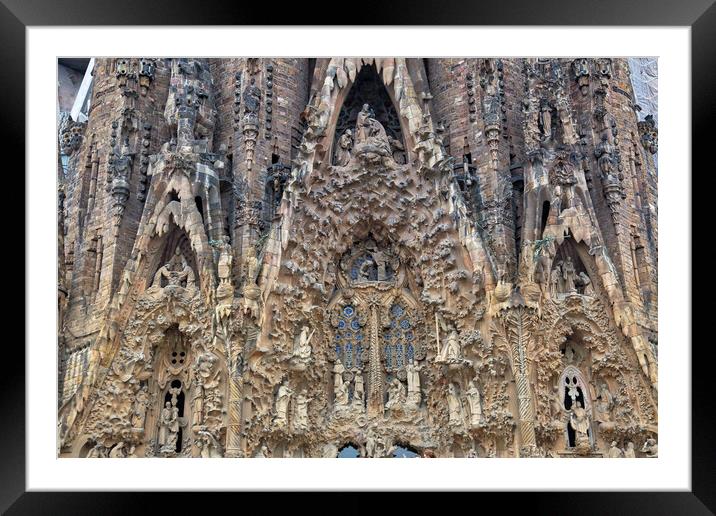 Barcelona, Catalonia, Spain-October 17, 2017: Famous Antonio Gau Framed Mounted Print by Elijah Lovkoff