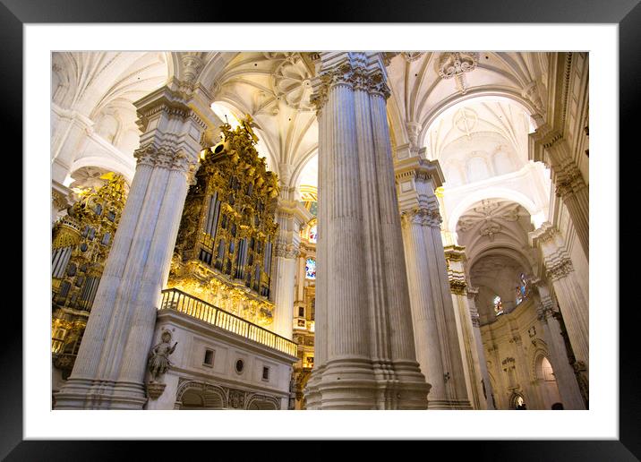 Granada Royal Cathedral, Royal Chapel of Granada Framed Mounted Print by Elijah Lovkoff