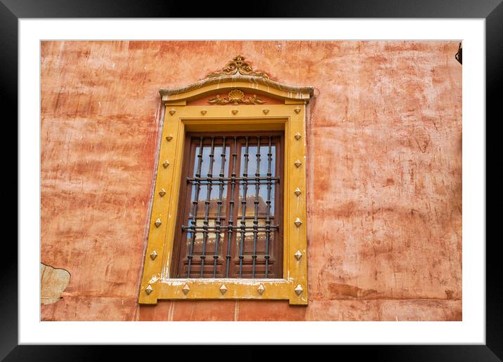 Granada streets in a historic city center Framed Mounted Print by Elijah Lovkoff