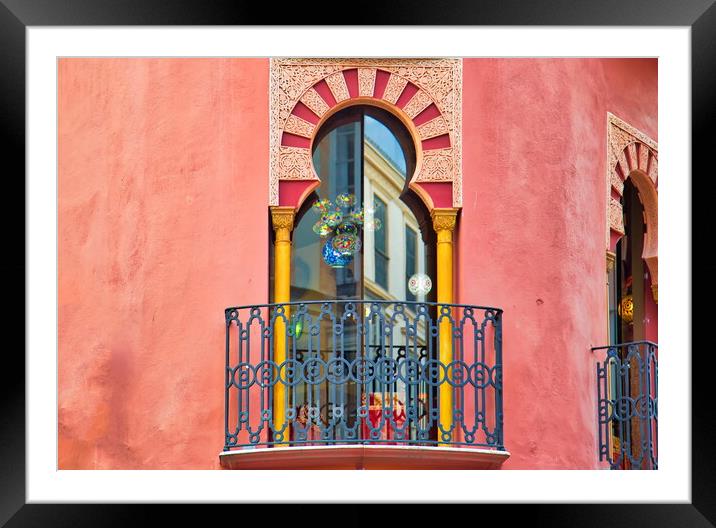 Malaga scenic old streets of historic city center Framed Mounted Print by Elijah Lovkoff