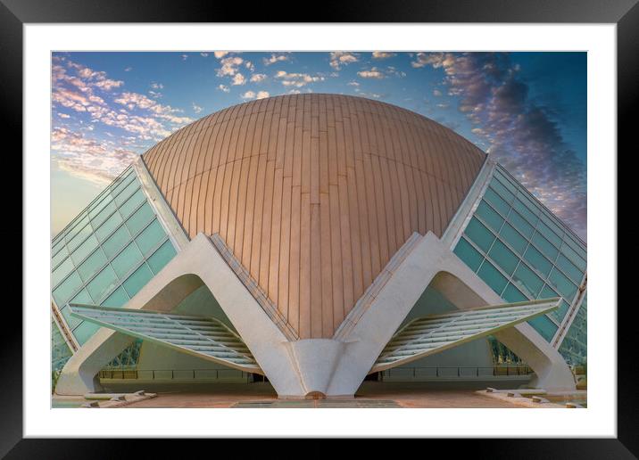 City of Arts and Science, Valencia. Spain Framed Mounted Print by Elijah Lovkoff